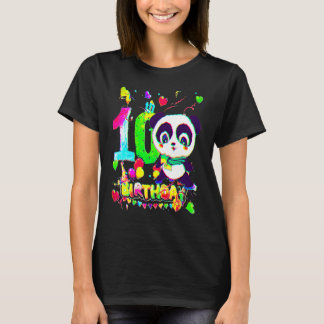 Camiseta Cumpleaños De 10 Años Para Niños Con Gran Gráfica