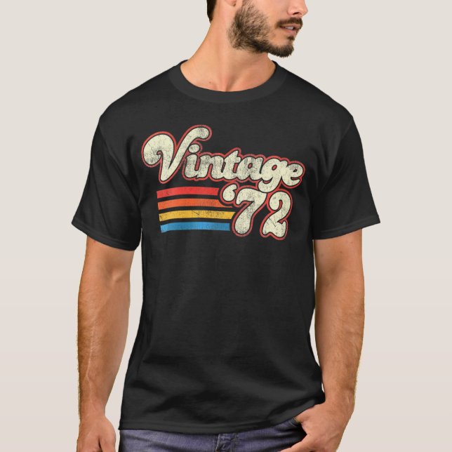 Camiseta Cumpleaños de 1972 (Anverso)
