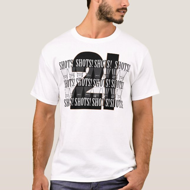 Camiseta cumpleaños de 21 tiros (Anverso)