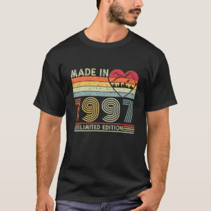 Camiseta Cumpleaños De 25 Años - Vintage Nacida En 1997 En 