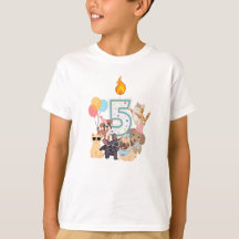 Cumpleaños de 5 años cachorros y gatitos niños o n