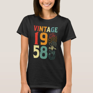 Camiseta Cumpleaños de 64 años de edad Vintage 1958 Camping
