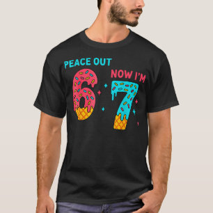 Camiseta Cumpleaños de 7 Años Adiós 6 Ahora TENGO 7 67 Cump