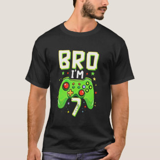 Camiseta Cumpleaños De 7 Años Chico Hermano Iu2019m Juego D
