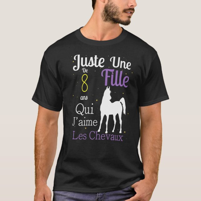 Camiseta Cumpleaños de adolescente chica de caballo para ca (Anverso)