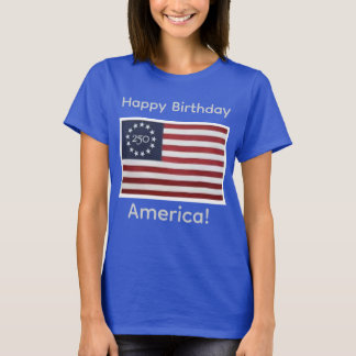Camiseta Cumpleaños de América 250