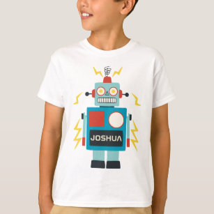 Camiseta Cumpleaños de Antique Toy Robot