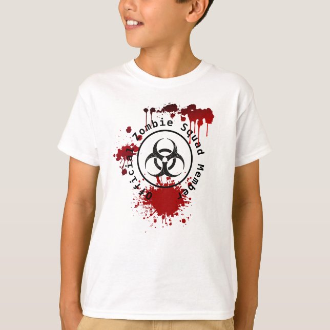 Camiseta Cumpleaños de Apocalipsis Zombi | Biohazard de Hal (Anverso)