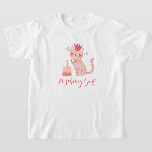 Camiseta Cumpleaños de bonito Kitty (Distribución)