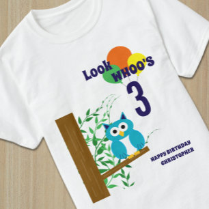 Camiseta Cumpleaños de búho