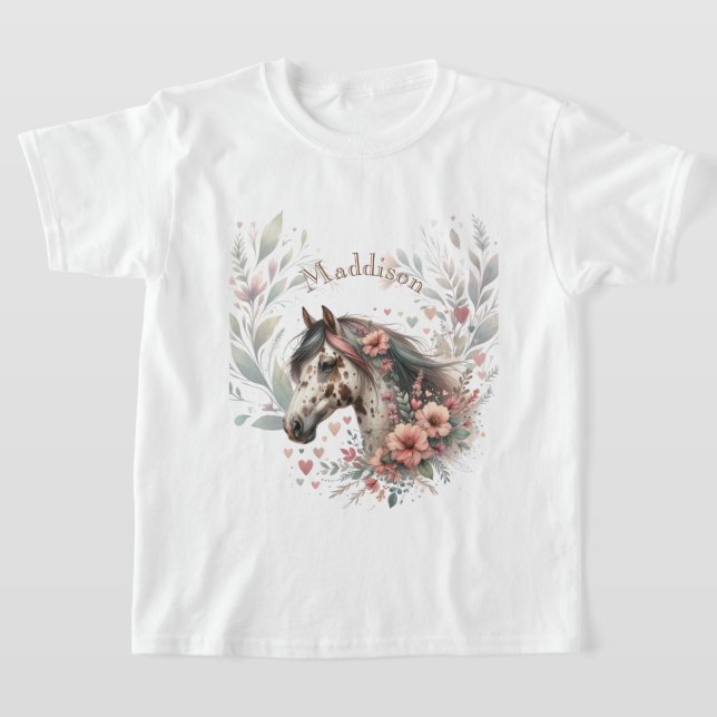 Camiseta Cumpleaños de caballo Appaloosa  (Distribución)