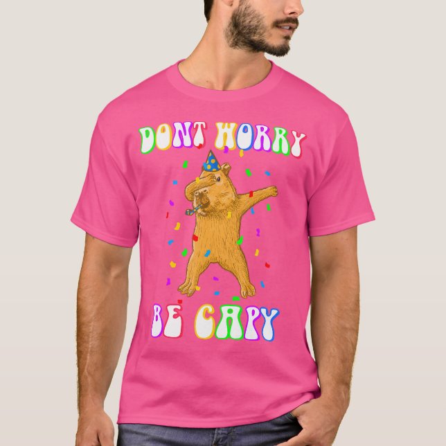 Camiseta Cumpleaños de Capybara Be Capy (Anverso)