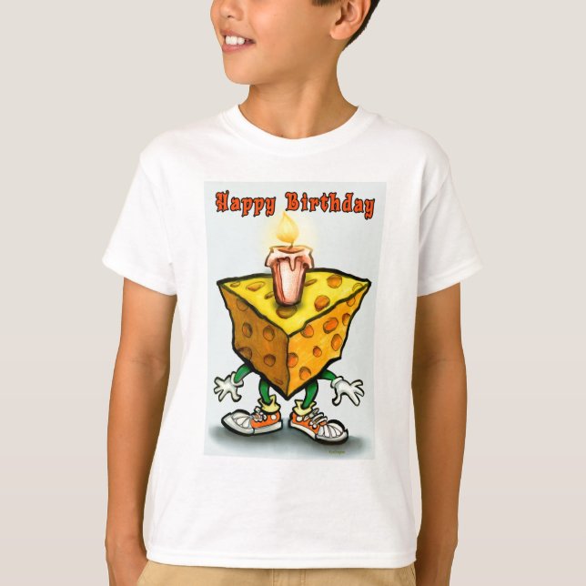Camiseta Cumpleaños de Cheesy (Anverso)