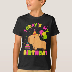 Camiseta Cumpleaños de chicas amantes del carpincho de hoy