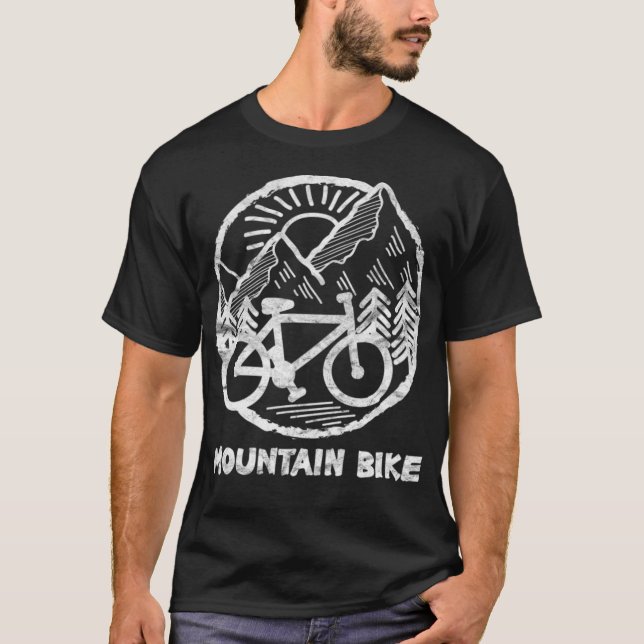 Camiseta cumpleaños de ciclismo de montaña (Anverso)