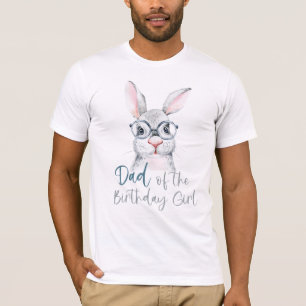 Camiseta Cumpleaños de conejito Papá del cumpleaños