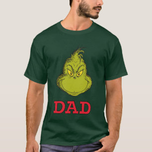 Camiseta Cumpleaños de copo de nieve rojo y verde del Grinc