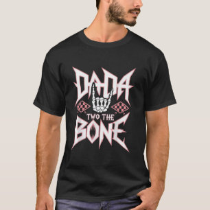 Camiseta Cumpleaños de Dada de los malos dos huesos 2 años