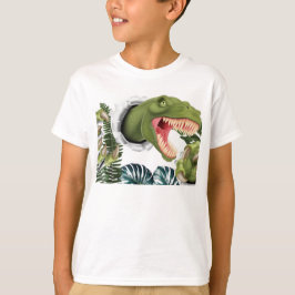Camiseta Cumpleaños de Dinosaurio 3D