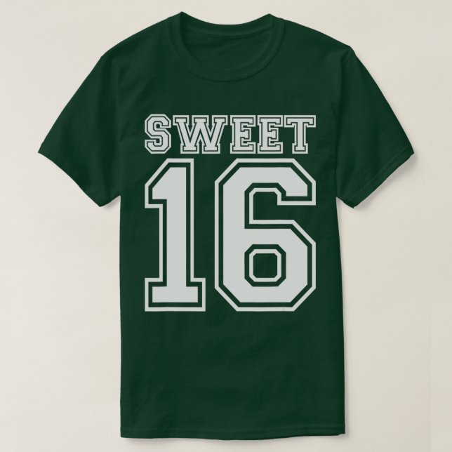 Camiseta Cumpleaños de Dulces 16 (Diseño del anverso)