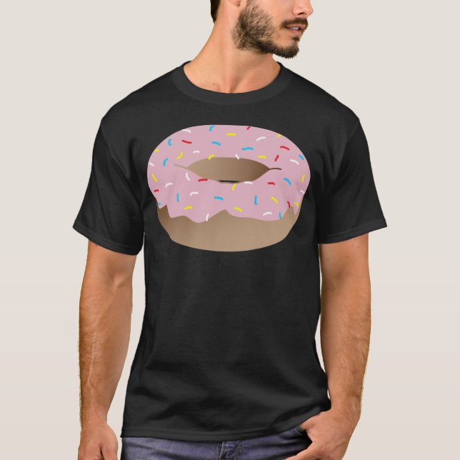 Camiseta cumpleaños de dulces rosados (Anverso)