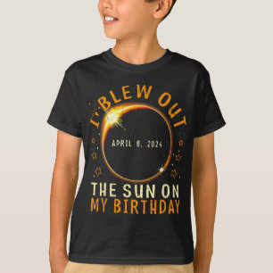 Camiseta Cumpleaños De Eclipse Salí Del Sol En Mi Cumpleaño