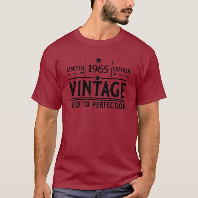 Camiseta Cumpleaños de Edad Perfecta (Anverso)