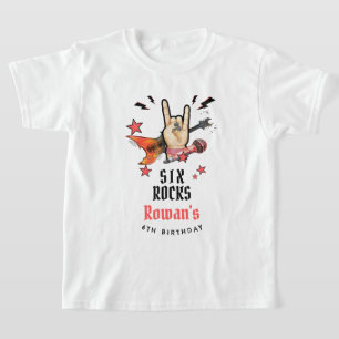 Camiseta Cumpleaños de estrella de rock punk genial para cu