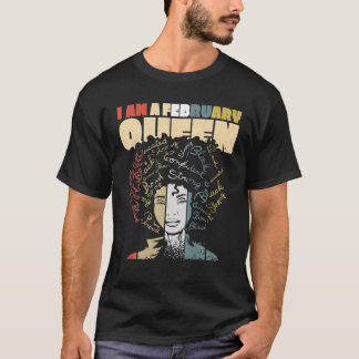 Camiseta Cumpleaños De Febrero Para Mujeres Estilo Vintage