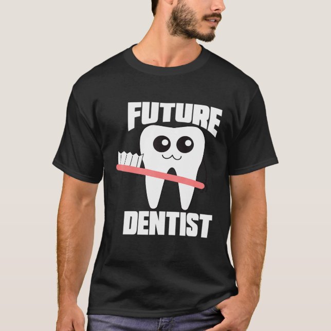 Camiseta Cumpleaños De Futuros Dentistas Para Estudiantes D (Anverso)