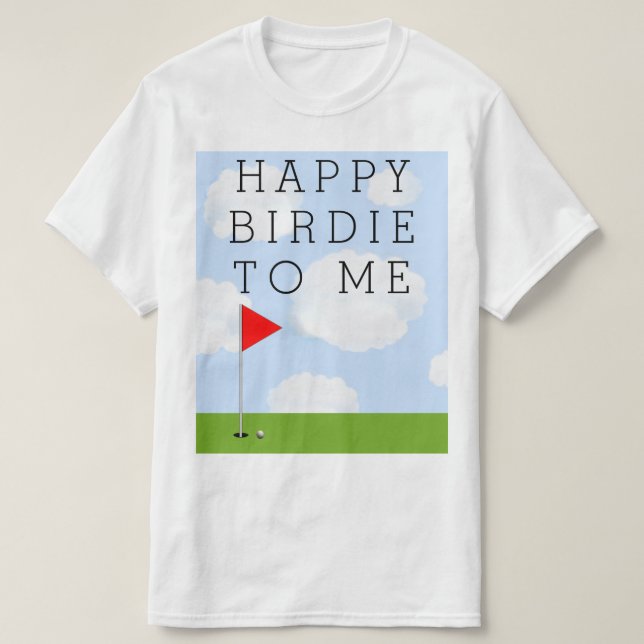 Camiseta Cumpleaños de Golf (Diseño del anverso)
