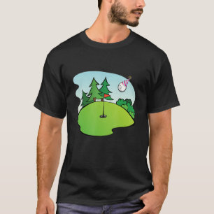 Camiseta Cumpleaños De Golf Feliz Birdie Para Mi Papá Hijo