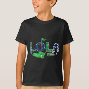 Camiseta Cumpleaños de golf lola hoyo en uno golf niño 1er