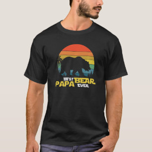 Camiseta Cumpleaños De Guay Para Papá Mejor Papá Papá Oso P