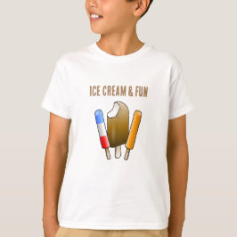 Camiseta Cumpleaños de Helado y Diversión