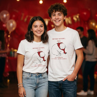 Camiseta Cumpleaños de invierno personalizado