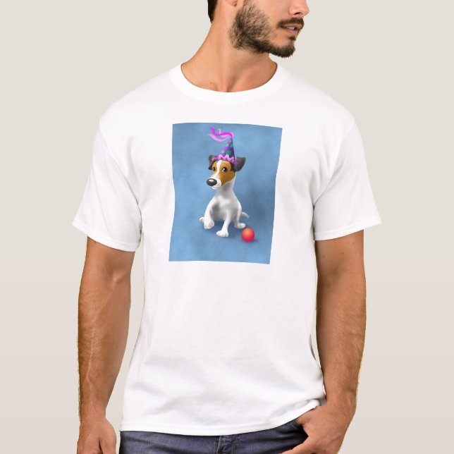 Camiseta cumpleaños de JackRussel Terrier (Anverso)