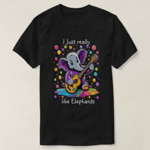 Camiseta Cumpleaños de Jazzy Elephant Serenade