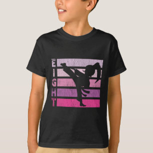 Camiseta Cumpleaños de Karate 8 años Chica de Taekwondo 8 a