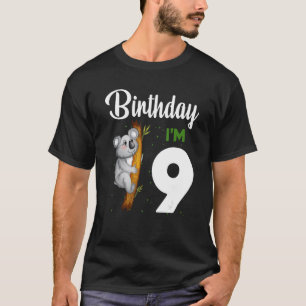 Camiseta Cumpleaños de Koala Novena Chica Koalas Kids Bo de