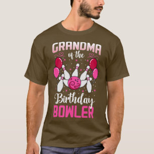 Camiseta Cumpleaños De La Abuela De La Familia Bowling Bowl