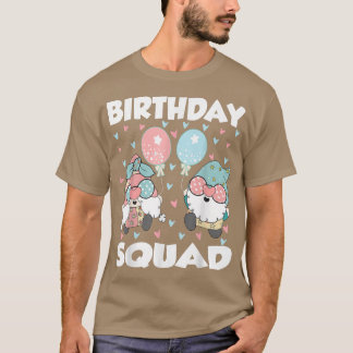 Camiseta Cumpleaños de la brigada de cumpleaños Cute Gnome