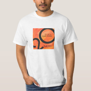 Camiseta Cumpleaños de la Década naranja