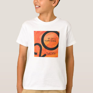 Camiseta Cumpleaños de la Década naranja