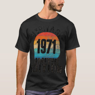Camiseta Cumpleaños de la edición limitada de 1971