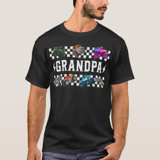 Camiseta Cumpleaños de la familia del abuelo con camión mon