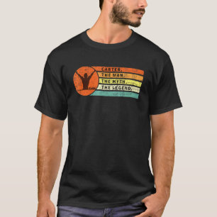 Camiseta Cumpleaños de la Leyenda Retro Vintage de Carter M