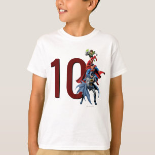Camiseta Cumpleaños de la Liga de Justicia personalizado