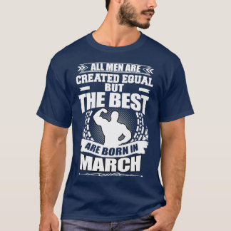 Camiseta Cumpleaños de la Marcha para los Hombres Graciosa