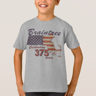 Camiseta Cumpleaños de la masa del KRW Braintree el 375o